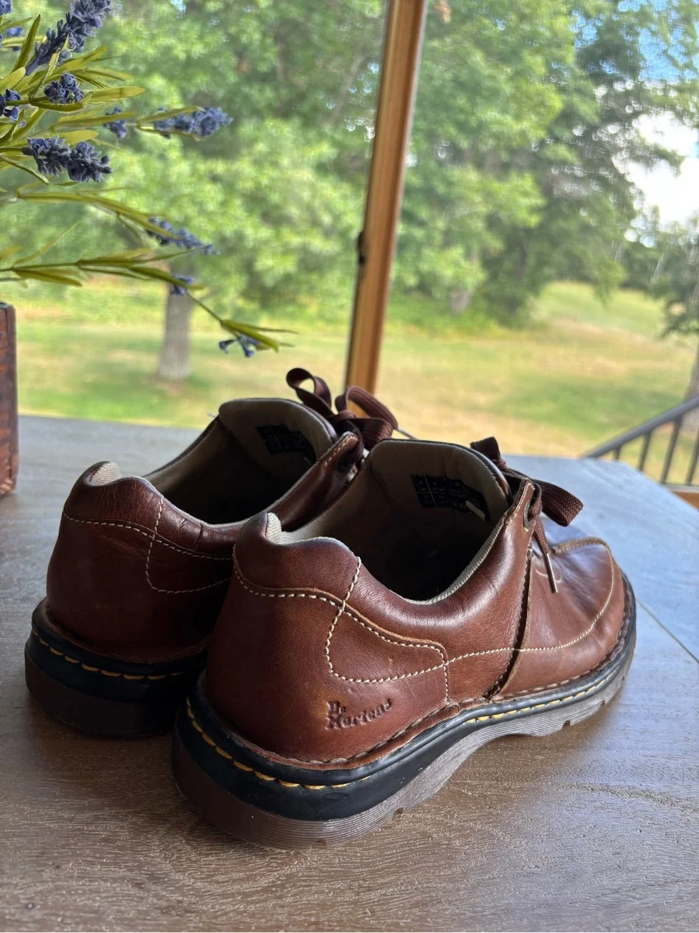 Vintage Dr. Martens Leather Lace-Up Oxfords
